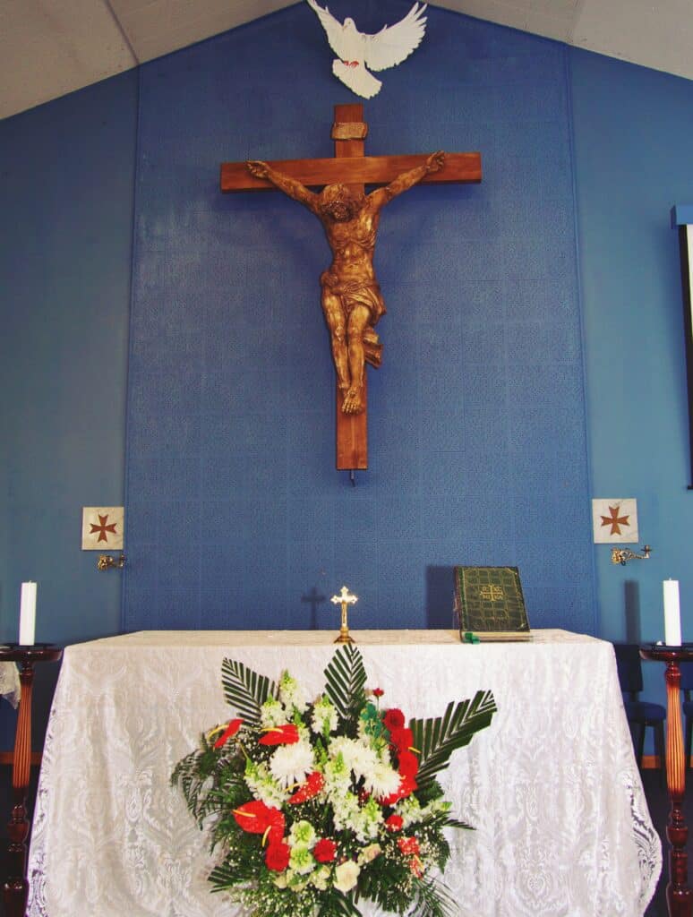 Crucifix and Altar